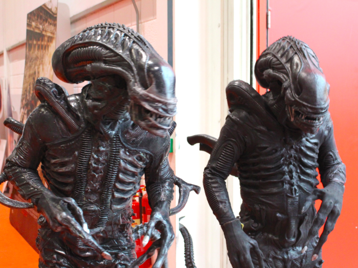 And of course, Aliens from the movie and graphic novel series of the same name were close by.