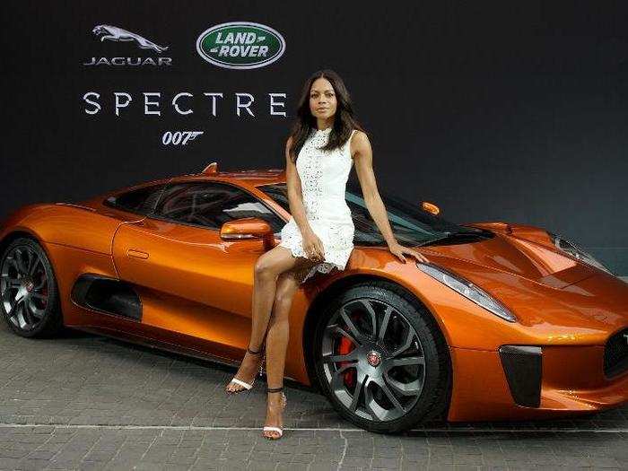 ... the stunning Jaguar C-X75 prototype hypercar.