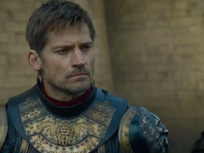 Jaime, newly relieved of his duty as Lord Commander of the Kingsguard, has been charged with laying siege to Riverrun and ousting the Blackfish.