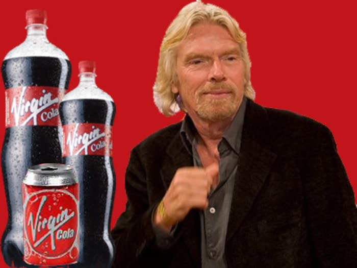 Virgin Cola: In a major brand extension, Branson launched Virgin Cola in 1994.