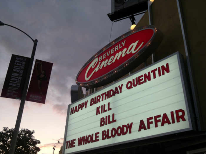 New Beverly Cinema in Los Angeles, California