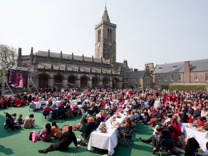 5. University of St Andrews — Attended by Prince William and Kate Middleton, this Scottish university is the third oldest in the UK after Oxford and Cambridge. Computer science students need an average of 507 UCAS points.