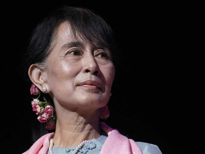 Aung San Suu Kyi - Incumbent State Counsellor of Myanmar, and Nobel Peace Prize recipient