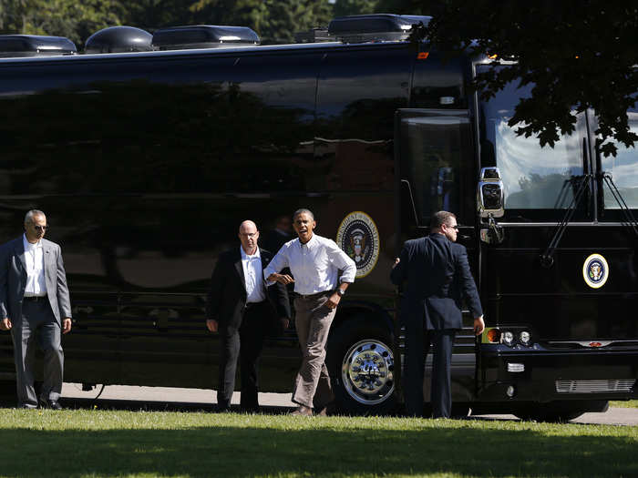 The Secret Service purchased Ground Force One and its twin decoy from the Tennessee-based company Hemphill Brothers Coach for a cool $1.1 million each. But ultimately the buses are cost-effective.