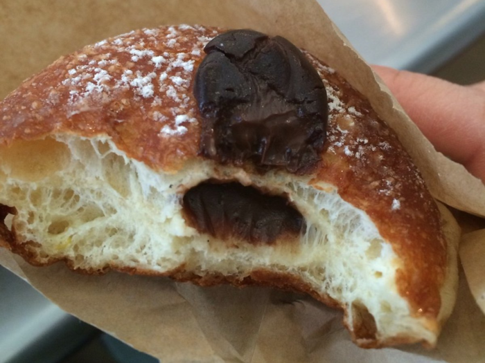 Sullivan Street Bakery brings a little piece of Italy to the city with its breads, pizzas, and pastries. Their bombolonis (Italian-style filled doughnuts) are irresistibly light and puffy balls of dough filled with cream, jelly, or chocolate.