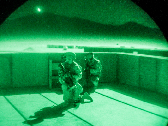 Paratroopers complete the raid of the airbase, and use it in the future as a forward operating base for US forces.