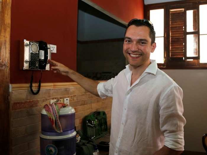 Airbnb founder Nathan Blecharczyk and his wife Elizabeth Blecharczyk