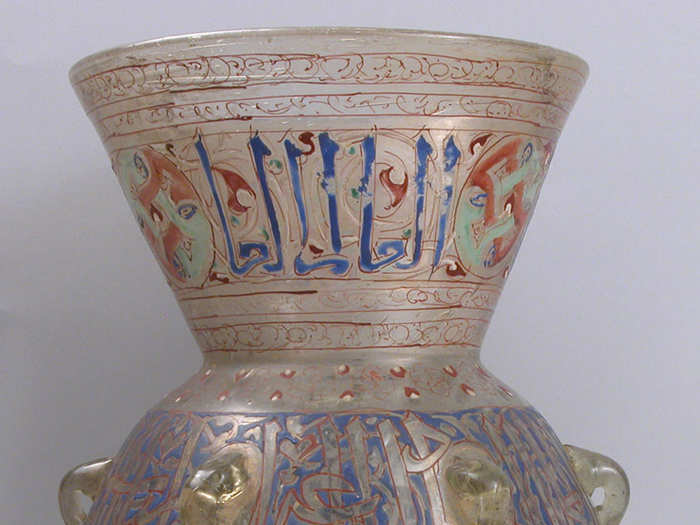 Mosque lamp (14th century).