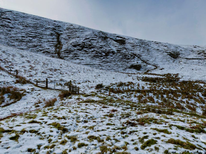 It looks like winter has come to Cairncastle, the location used to film scenes taking place outside the walls of Winterfell.