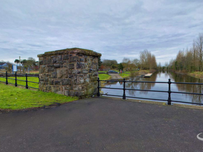 West of Antrim town in Northern Ireland, the Toome Canal is a small waterway.