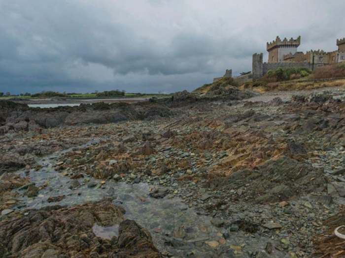 Another area you can virtually tour on the app is Quintin Bay, home to Quintin Castle, built in 1184.