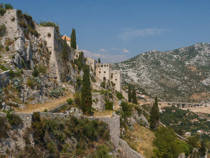 The Klis Fortress is another Croatian destination, and some of its ruins date back 2,000 years.