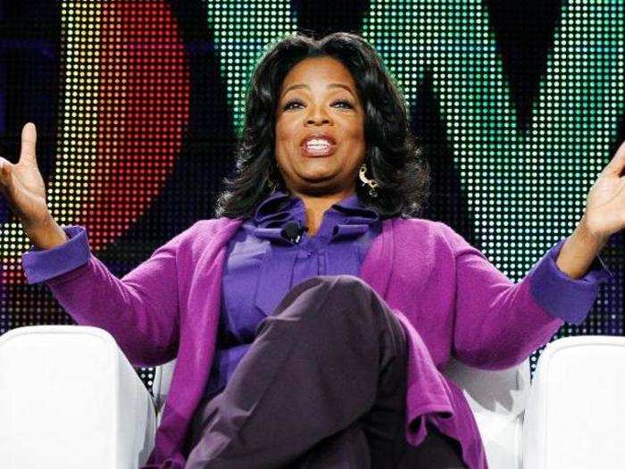 21. Media proprietor, producer and philanthropist Oprah Winfrey