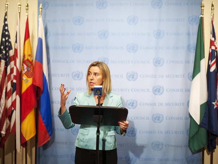 19. European Union Foreign Policy Chief Federica Mogherini