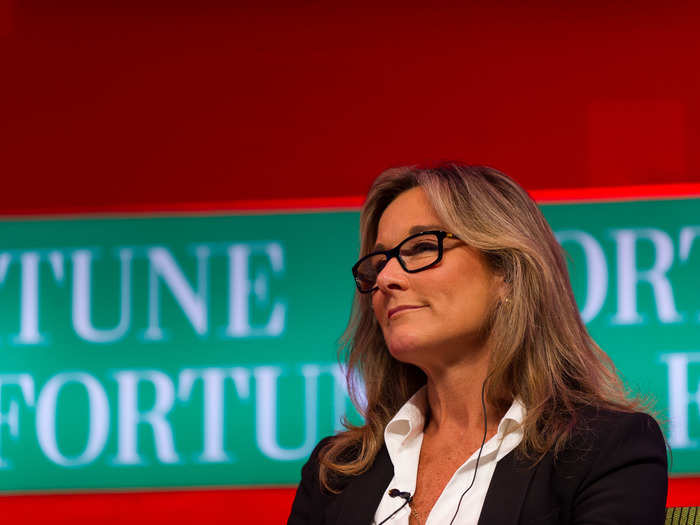 15. Apple Senior Vice President of retail and online stores Angela Ahrendts