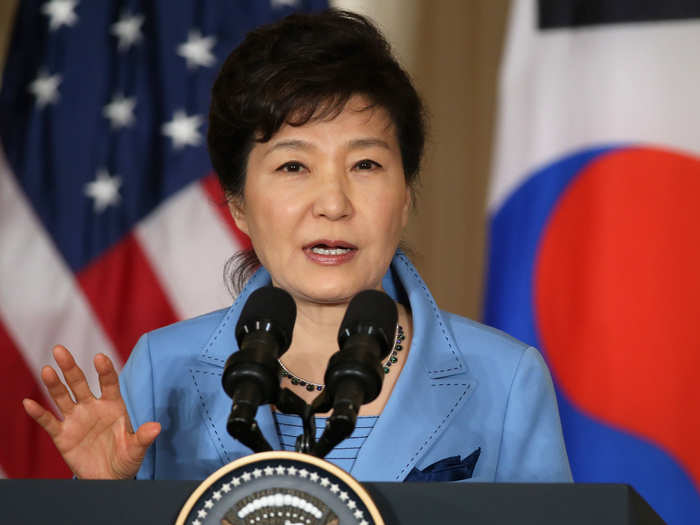 12. South Korean President Park Geun-hye