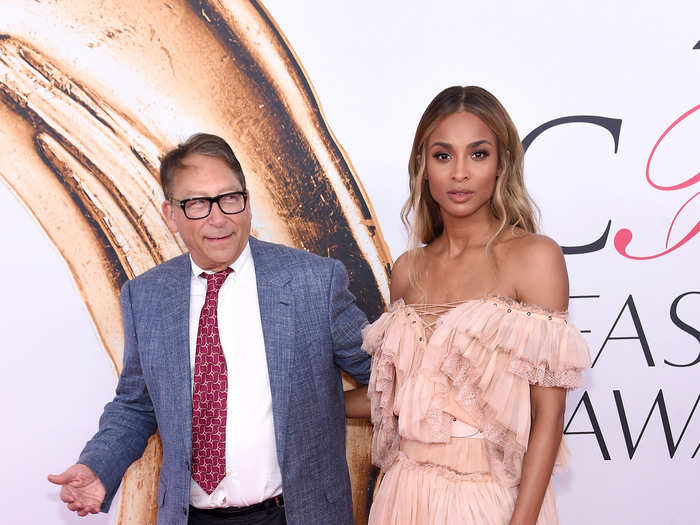 Singer Ciara hit the red carpet with shoe designer Stuart Weitzman.