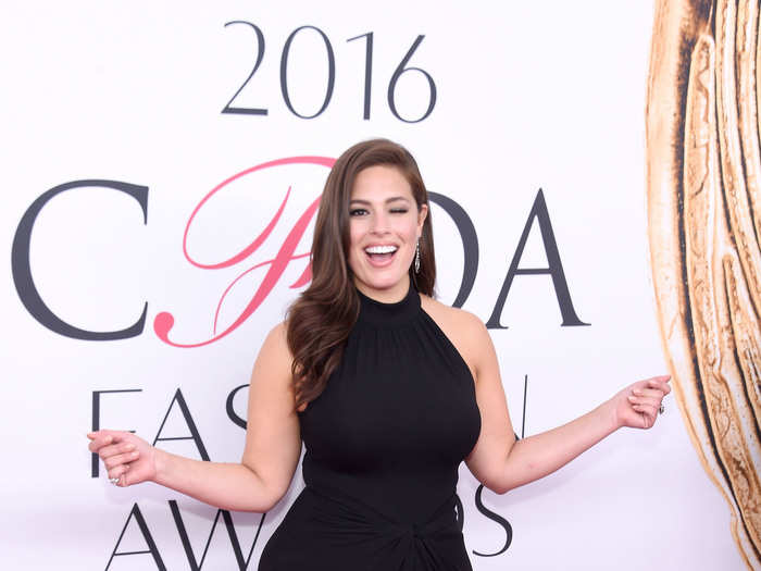 Sports Illustrated cover model Ashley Graham seemed to be having a fun time.