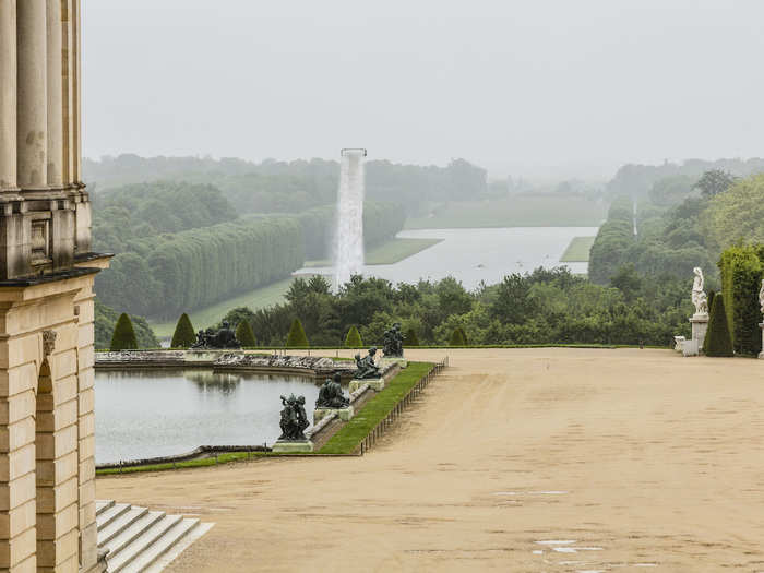 Eliasson says the waterfall was in part inspired by an unrealized idea that André Le Nôtre, the landscape architect who designed the gardens in the first place, had for the Grand Canal.