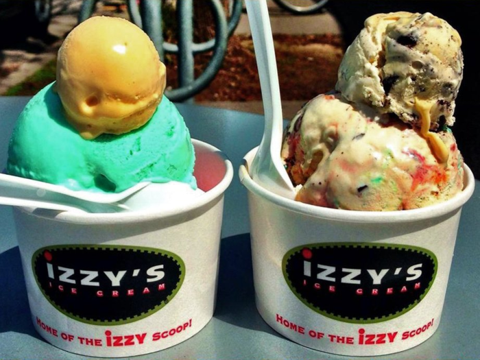 For Scandinavian-type sundaes look no further than Izzy