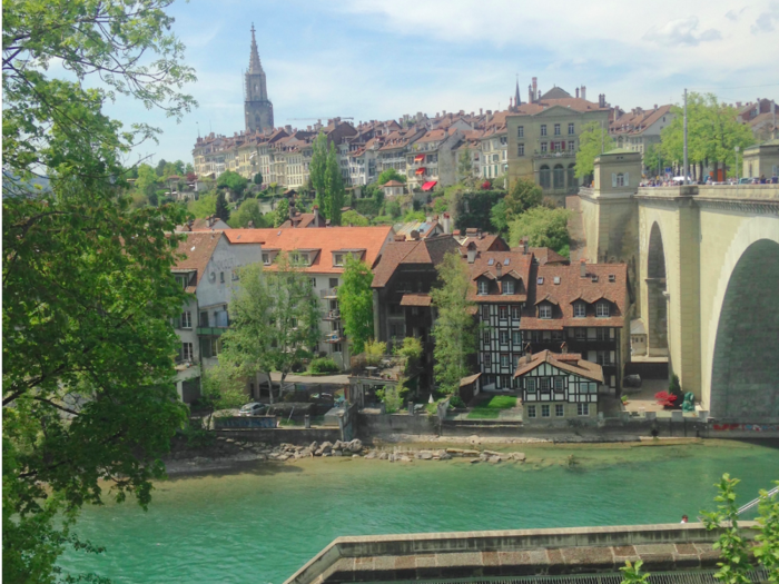 One of the biggest differences between London and Bern was the incredible scenery.