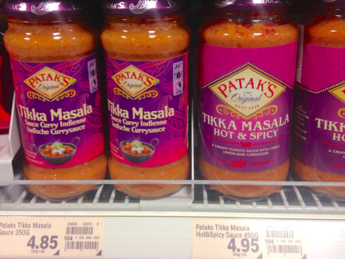 Thirdly, she said she missed having an Indian curry — a staple dinner dish in Britain. "Although I did manage to find a half decent Indian restaurant near the end, I missed making curries at home as the ingredients were so expensive to buy," she said. For example, these usually retail for £1 in Britain but in Switzerland, a jar was being sold for the equivalent of £3.50.