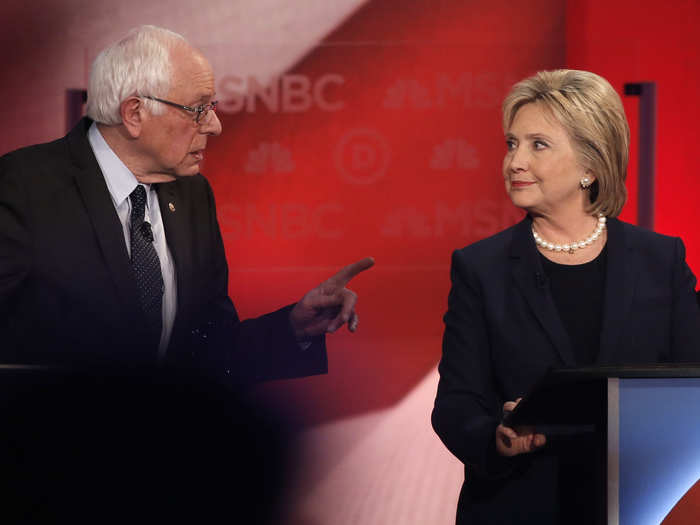 It was a fierce race between Clinton and Bernie Sanders