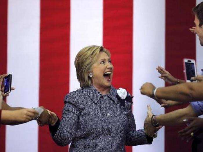 She did it! Hillary is officially the Democratic presidential nominee, and the first woman in the 240-year history of the US to lead a major party