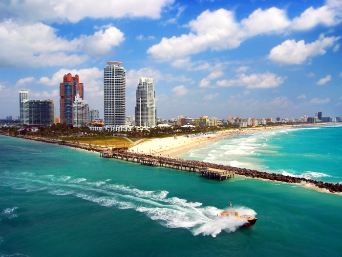 20. Located at the southeastern tip of Florida, Miami is bursting with energy. Whether you