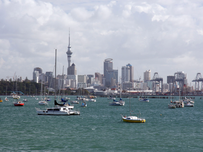 1. Auckland, nicknamed the "City of Sails," is home to pristine black-sand beaches and attractions like the Auckland Art Gallery, which holds more than 15,000 works of art. Plus, it