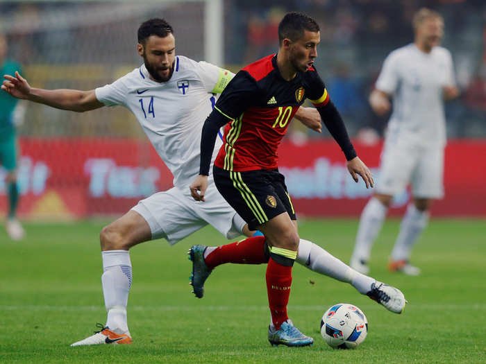 5. Eden Hazard — Belgium