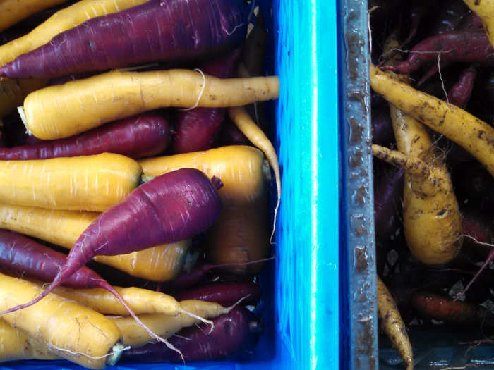 Carrots were originally purple.