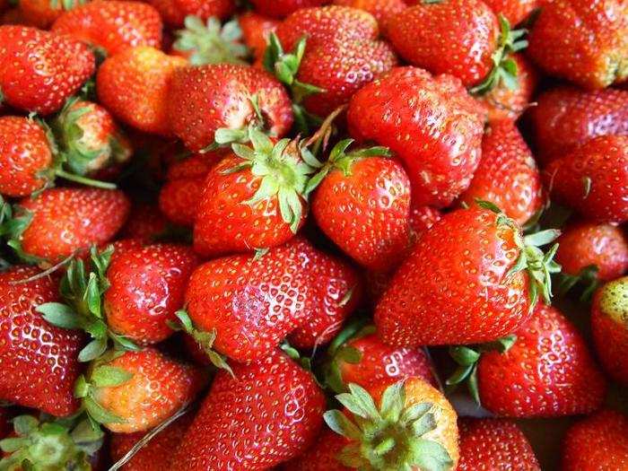 The strawberry is the only agricultural product that bears its seeds on the outside.