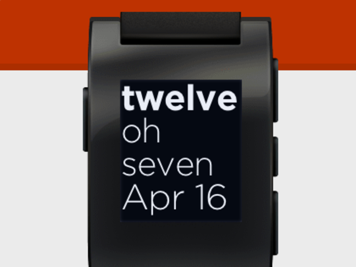 The original Pebble smartwatch, offering an e-ink-based screen that gets long battery life, raised $10,266,845 in 2012, and started shipping in 2013. It was the first product of what