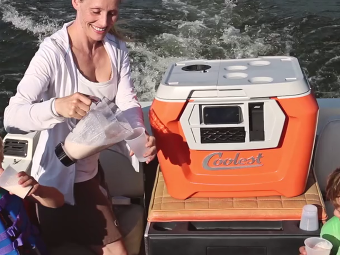 The "Coolest Cooler," pitched as a project to make a "21st century cooler that