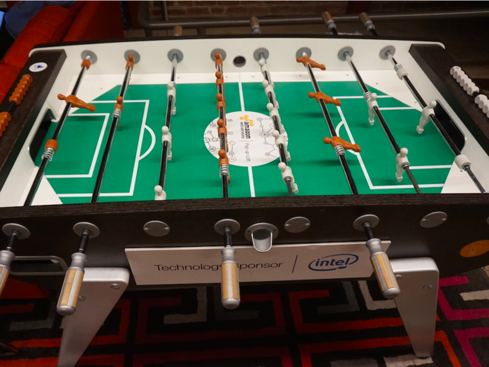 Of course, it needs a foosball table...