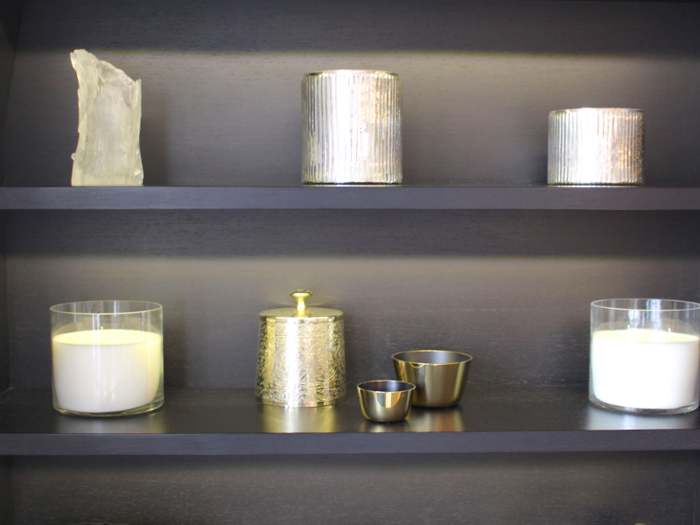 The first thing that hits you about the property is the fresh smell throughout. She said her and her clients actually created the scented candles from scratch and picked a fragrance together specifically for the property.