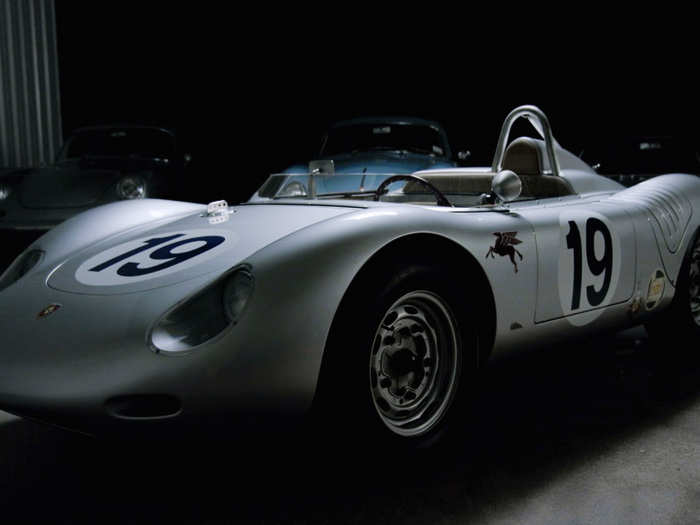 "This is the car that Porsche used to prove that a small car with a small engine could be faster than a big car with a big engine," Seinfeld said of this 1959 Porsche RSK Spider. An appropriate metaphor for the 5