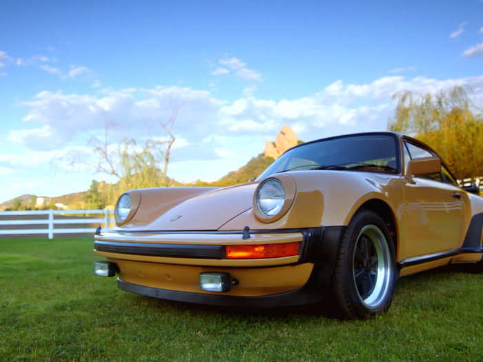 Garry Shandling was the guest in this Porsche 930, a car "Seinfeld" fans may recognize from its high-flying appearance on a poster from Jerry Seinfeld