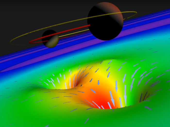 In that case, two black holes merged together and instantly zapped three suns