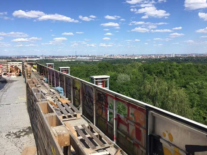 The US chose to run spying operations from Teufelsberg after realising that the 120 metre hill was the perfect vantage point to intercept Soviet communications.