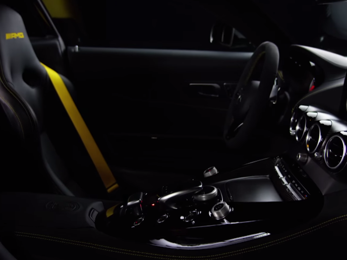 The interior does not look to be heavily changed, though those racing-style seats are new.