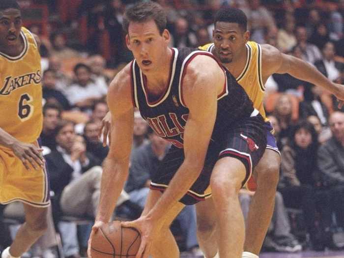 Jud Buechler was the most efficient three-point shooter on the team.