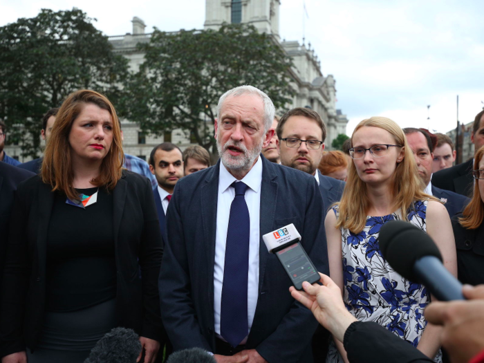 "Her work will go on" — Jeremy Corbyn, Labour Party leader