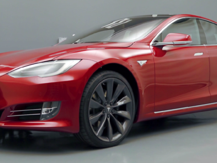 3. The Model S has the largest "crumple zones" in the industry, which are the parts of the car that are meant to absorb the main force of the impact. That