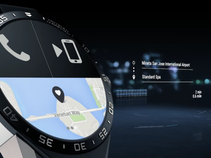 If you choose to call a location, you can talk via the microphone on your Connected Watch, or you can take the call on your phone.