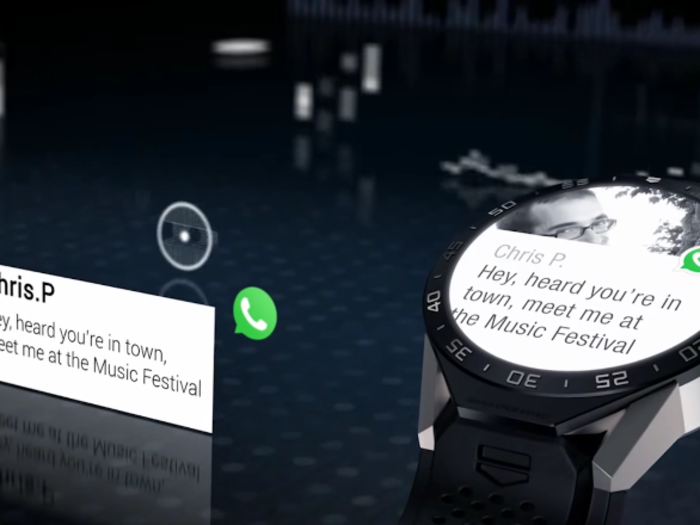 If you get an incoming call or text, there are easy ways to respond from your Connected Watch.