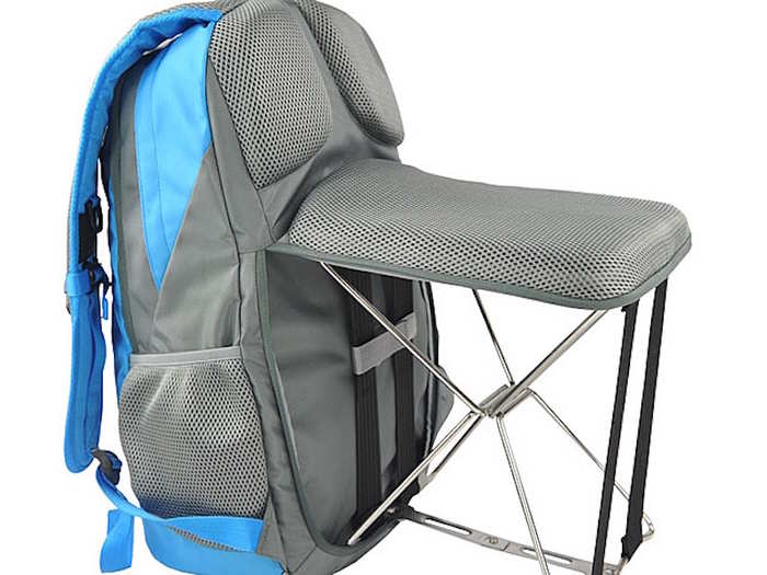 Ditch the extra cargo with this backpack seat.