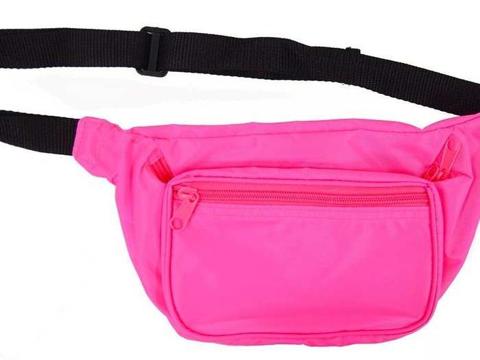 Keep your hands free and your belongings safe with an old school fanny pack.