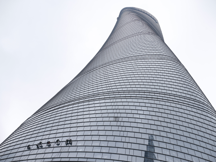 $2.4 BILLION: At 128 stories and 2,078 feet tall, the Shanghai Tower is the tallest skyscraper in China. It